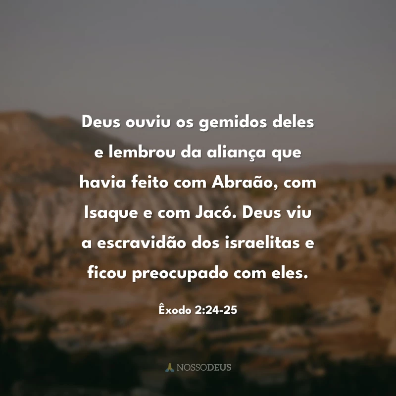 30 frases do Êxodo para trazer libertação e aliança do Senhor à sua vida